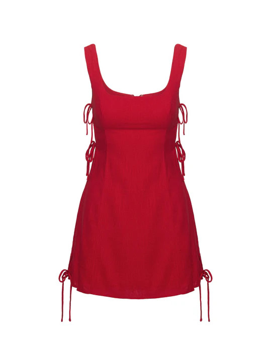Play It Again Mini Dress Red | Princess Polly US
