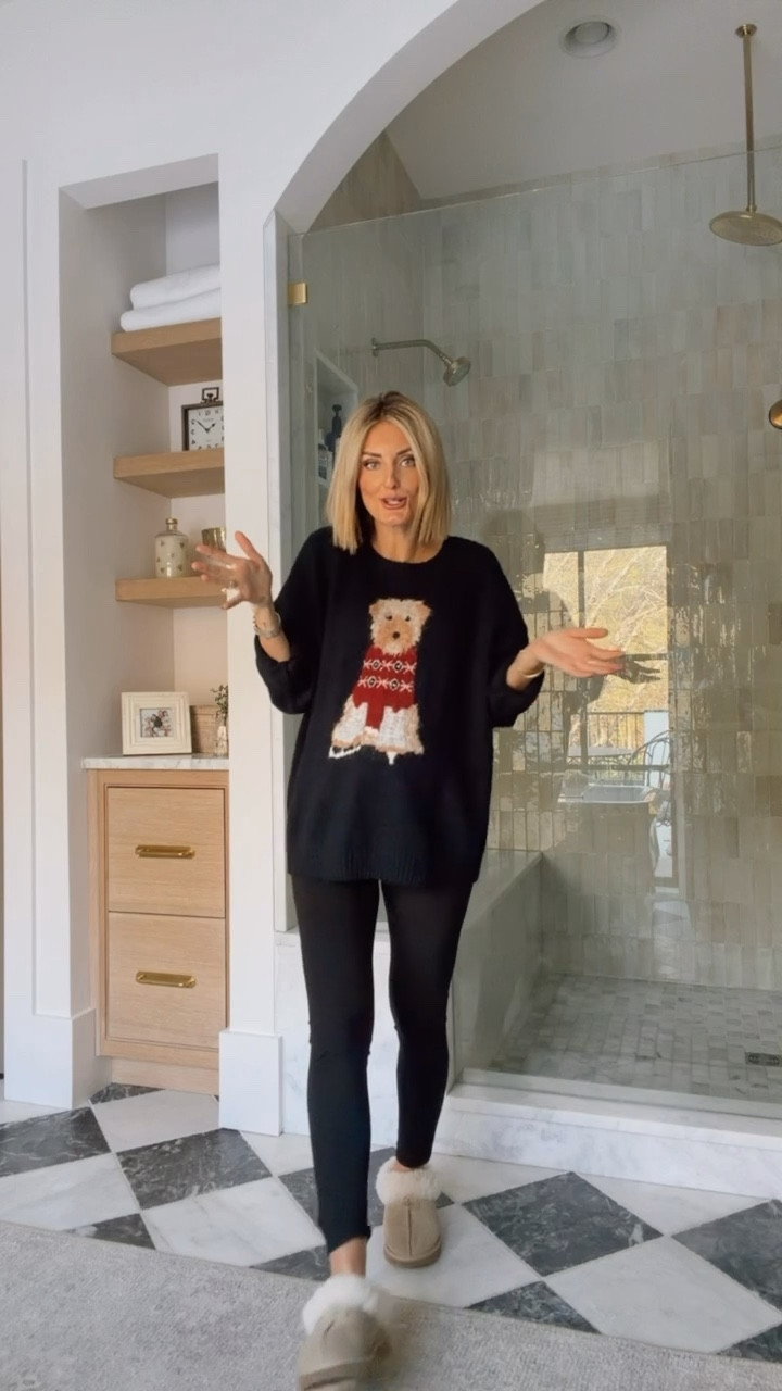 I am loving this holiday sweater with the dog on it from Target! I dressed it up with a red satin skirt in New York, but I’m just wearing it around the house right now with leggings & slippers! I’m wearing an XL!

Loverly Grey, holiday sweater, Christmas sweater, Target, dog sweater 

#LTKHoliday #LTKSeasonal