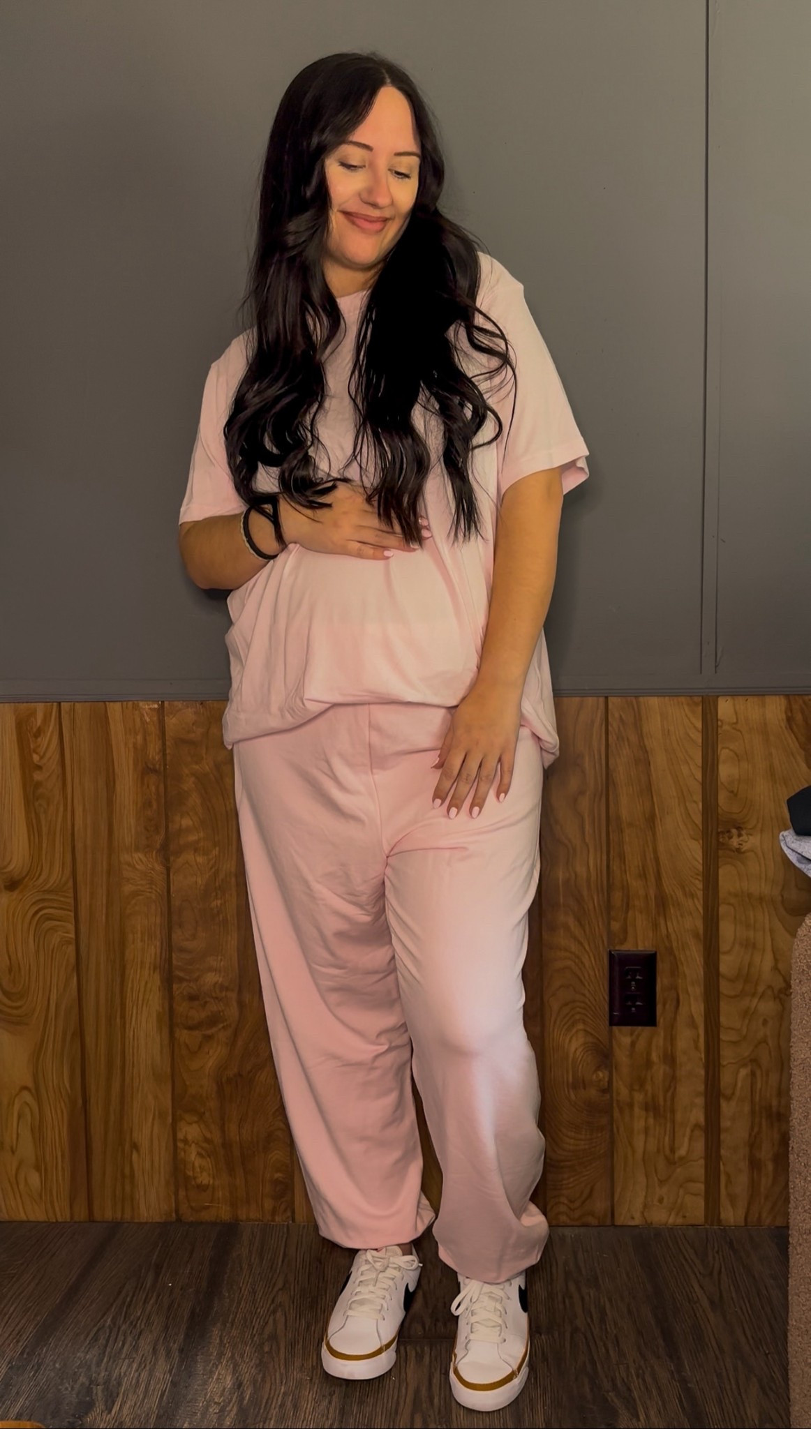 So comfy for the growing baby bump!!! Seriously these pants feel like a cloud. 

#LTKmomlife #LTKMidsize #LTKBump