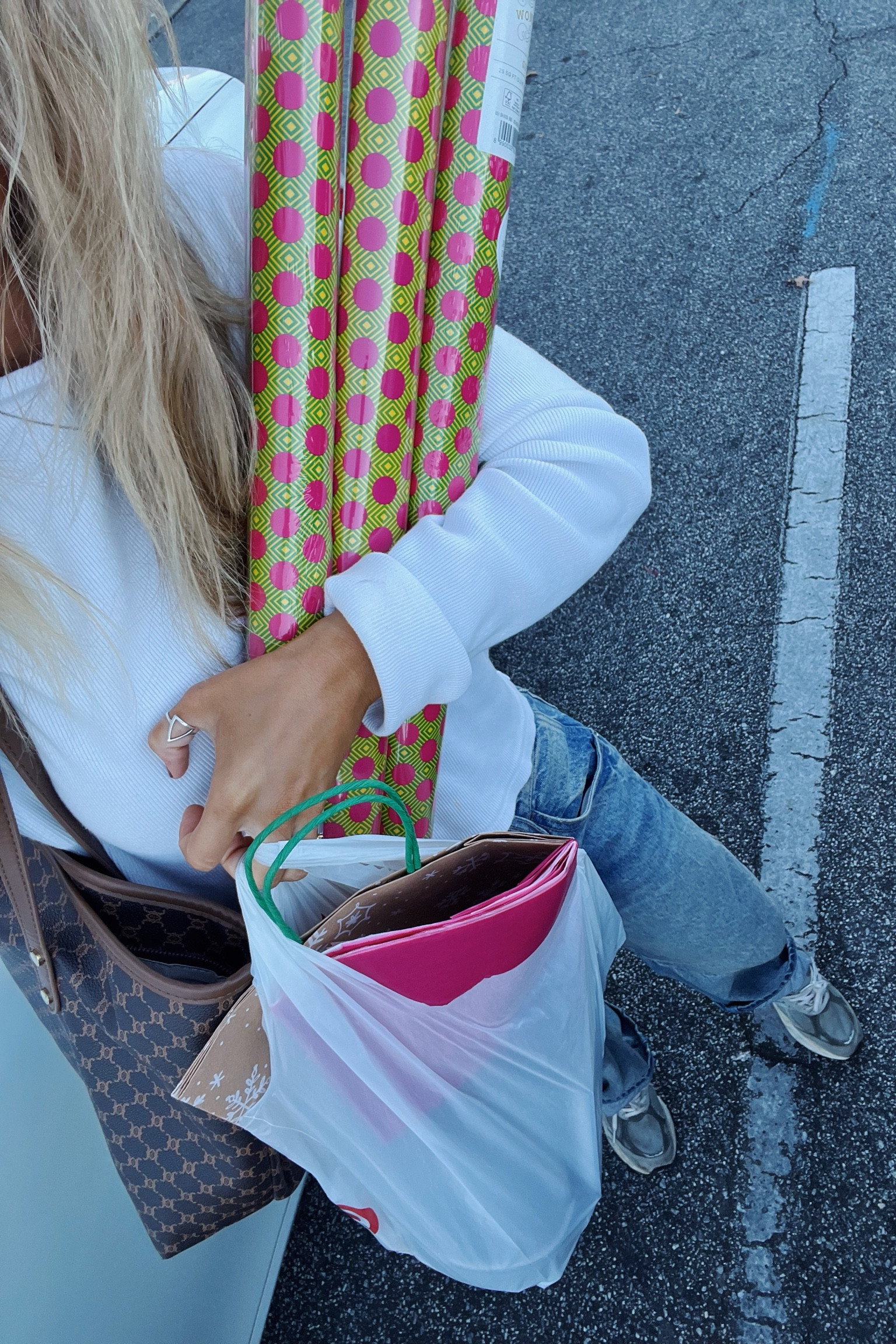 time to gift wrap !!!! 🪩 loving my wrapping paper choice this year !!! 

#LTKGiftGuide #LTKHoliday #LTKSeasonal