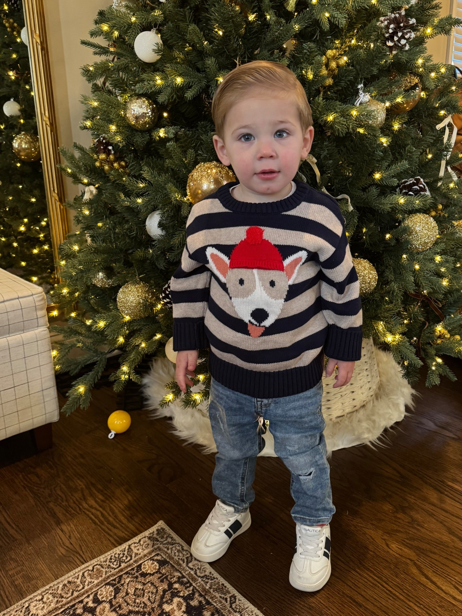 Happy Dec 1st! Ready to wear all of our winter Target finds, including this adorable dog sweater! #toddlerboy #boyclothes #sweater

#LTKKids #LTKCyberWeek #LTKHoliday