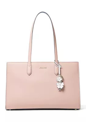 MICHAEL Michael Kors Scarlett Medium Tote with Charm, Pink | Belk