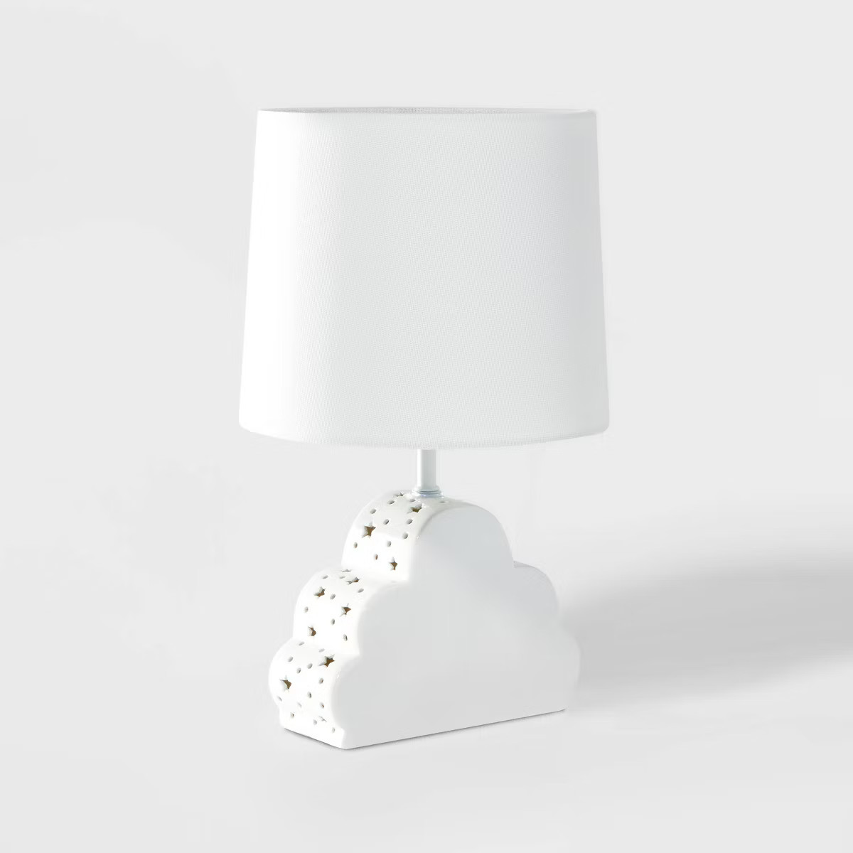 Cloud Dual Light Figural Kids' Lamp (Light Bulbs Not Included) White - Pillowfort™: Ceramic Tab... | Target