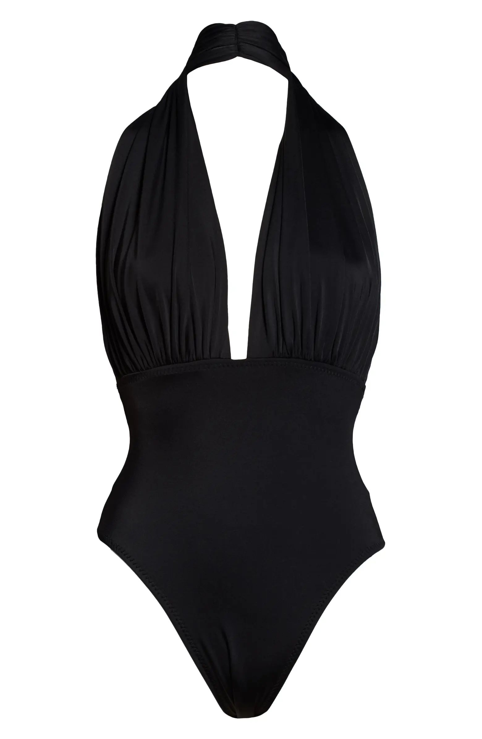 Halter Low Back One-Piece Swimsuit | Nordstrom