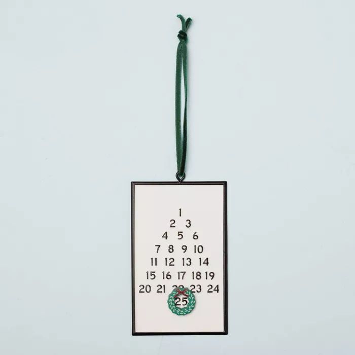 Mini Advent Calendar Ornament Black/White - Hearth & Hand™ with Magnolia | Target