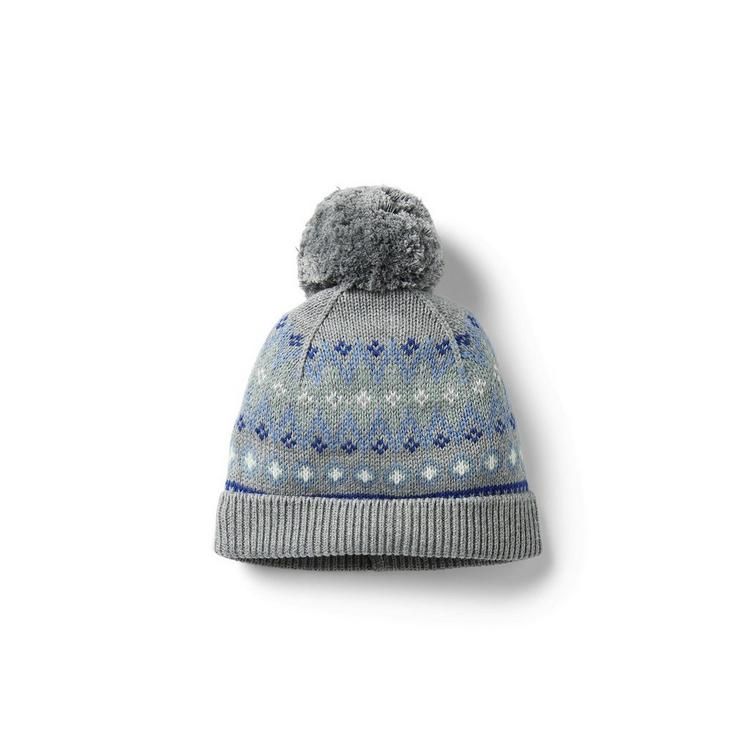 Baby Fair Isle Pom Beanie | Janie and Jack