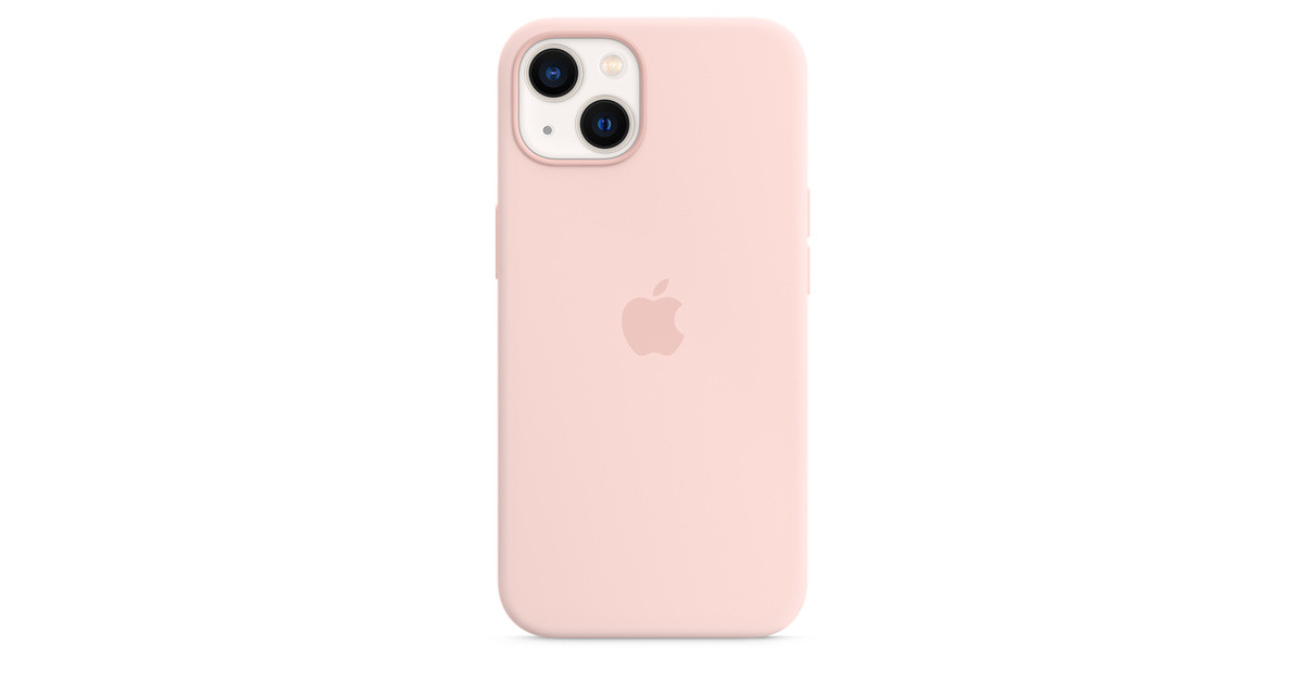 iPhone 13 Silicone Case with MagSafe - Chalk Pink | Apple (US)