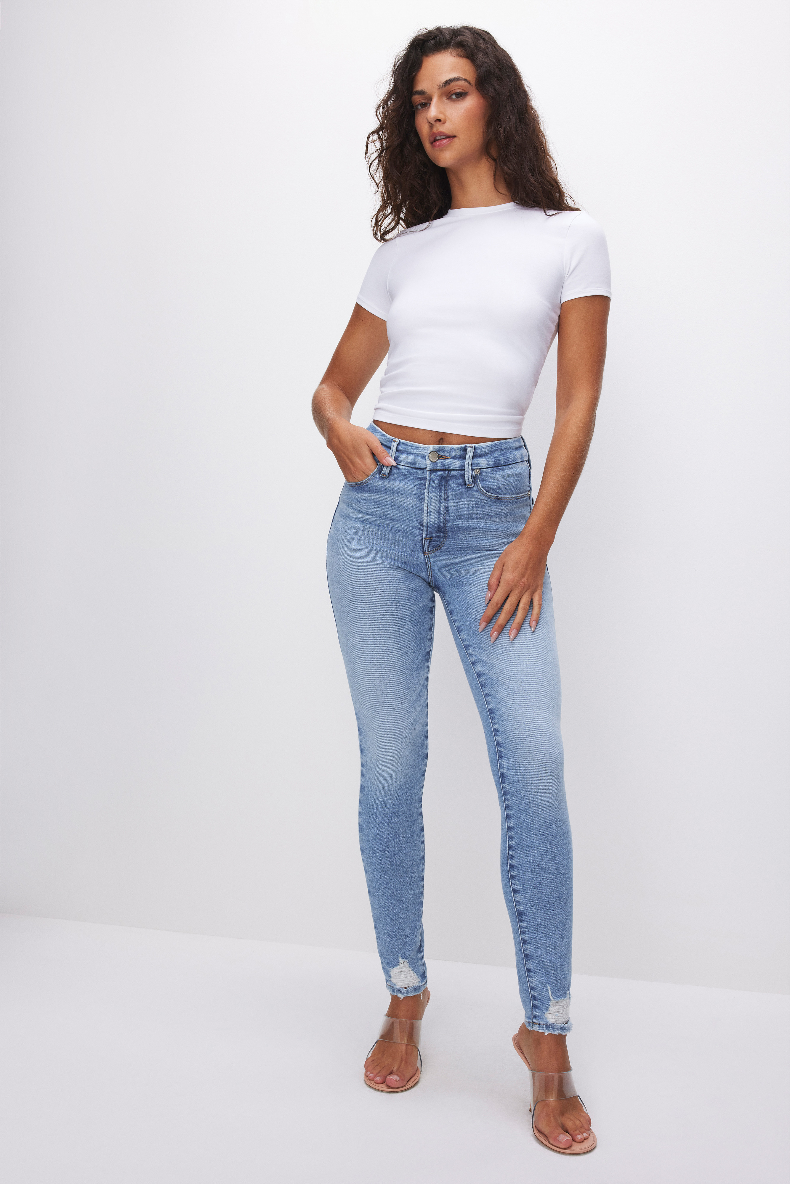 SOFT-TECH GOOD LEGS SKINNY JEANS | Good American