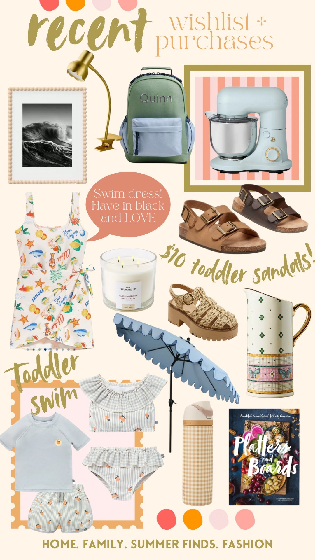 Recent purchases and adds to the wishlist!
So many items on sale and making me ready for spring days!!!

#LTKFamily #LTKShoeCrush #LTKSaleAlert