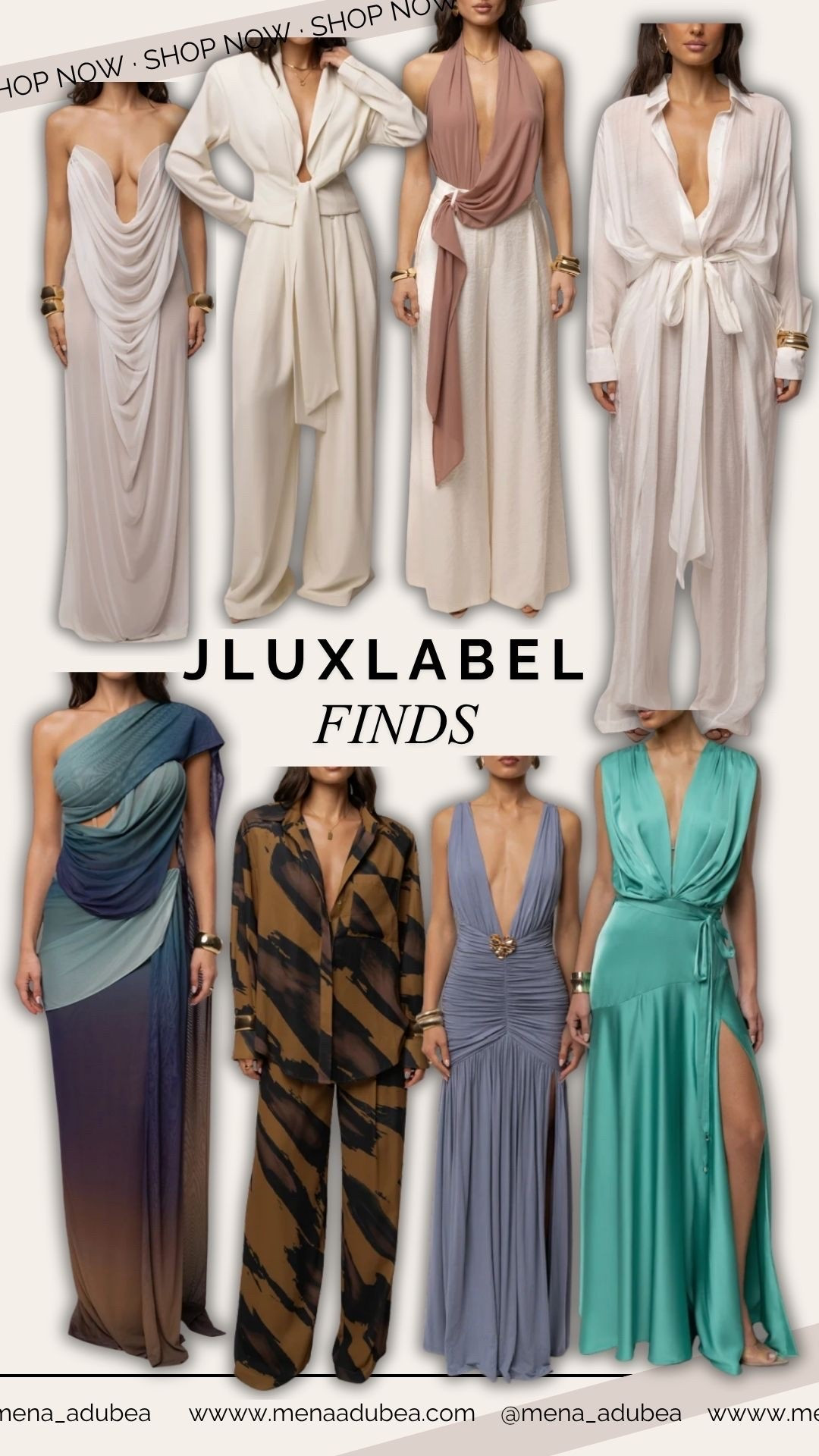 Classy dresses, two pieces sets and more! Jluxlabel gets it!