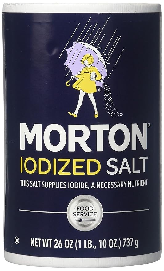 Morton, Iodized Salt, 737 Grams(gm) | Amazon (US)