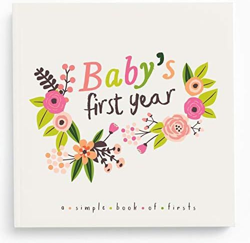 Lucy Darling Baby's First Year Memory Book: A Simple Book of Firsts - Little Artist Baby Journal ... | Amazon (US)