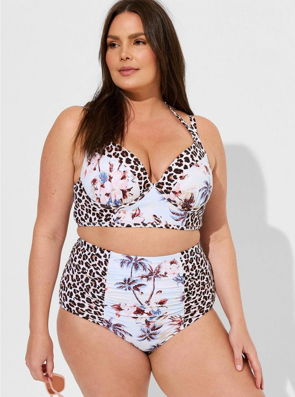 High Rise Ruched Swim Bottom | Torrid (US & Canada)