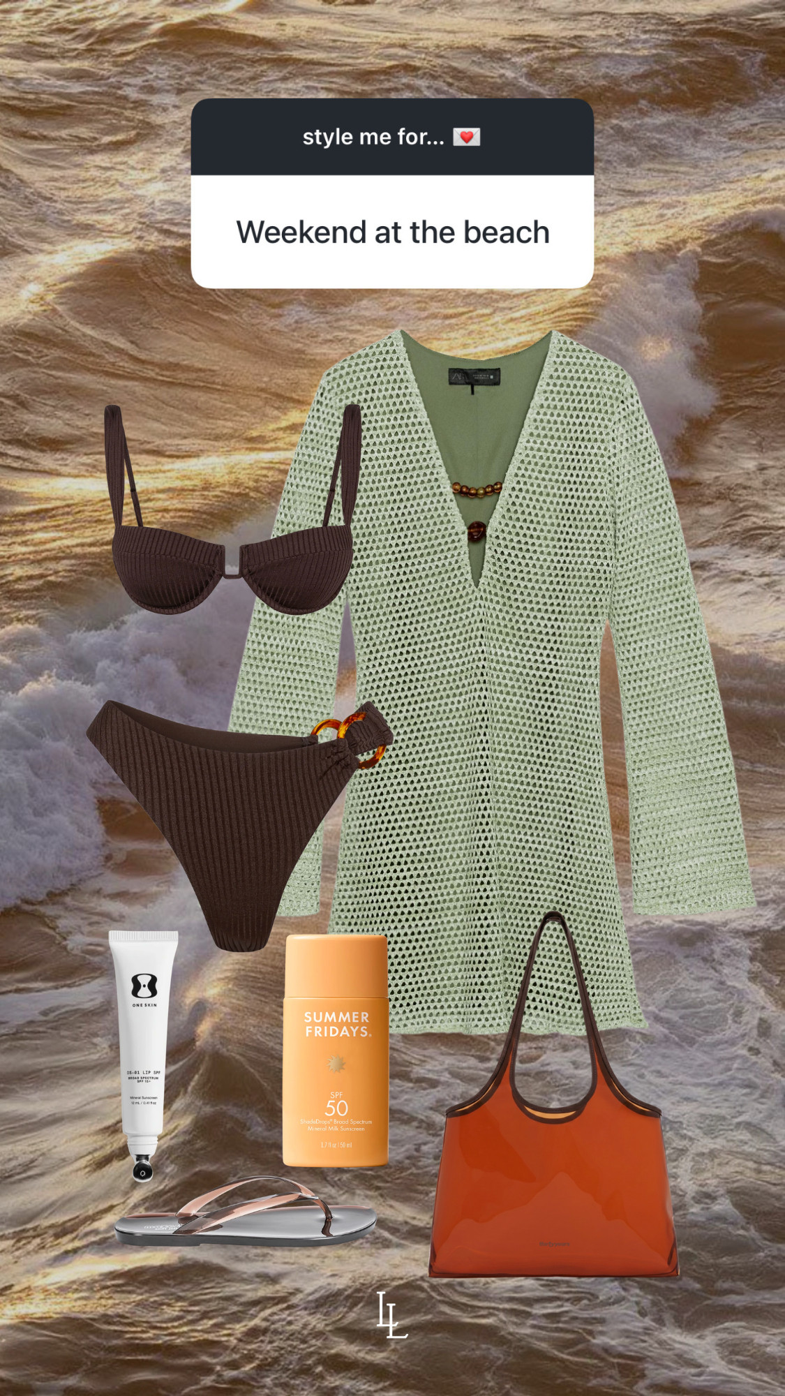 style inspo for a weekend at the beach! Love all this Monday Swimwear. An SPF Lippie is also a must!  

 #LTKootd #LTKTravel