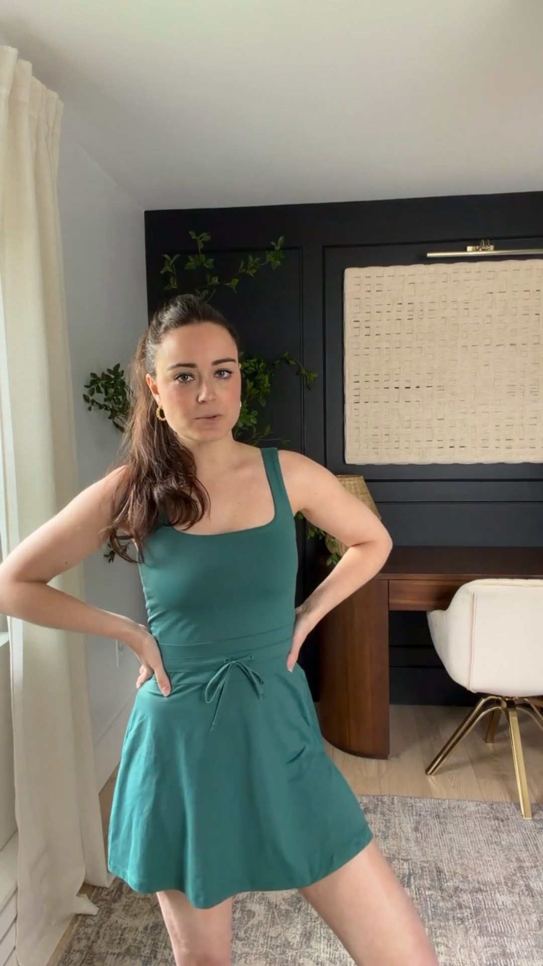 The prettiest athletic dress with built in bra and shorts! Perfect for everyday wear. 

I’m wearing a small. 

@Target #targetpartner #target