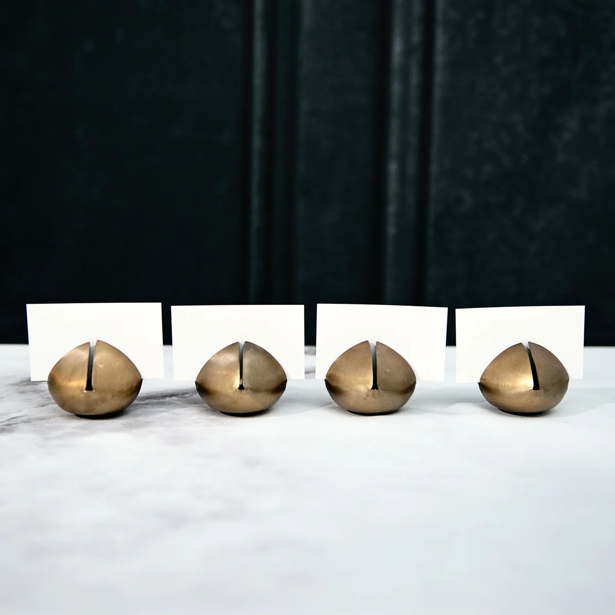 Metal Bell Place Card Holders | Modern Locke