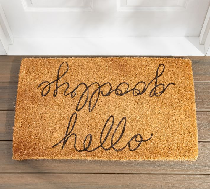 Hello/Goodbye Doormat | Pottery Barn (US)