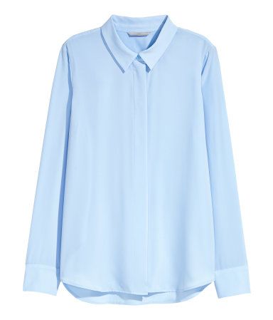 H&M Long-sleeved Blouse $24.99 | H&M (US)