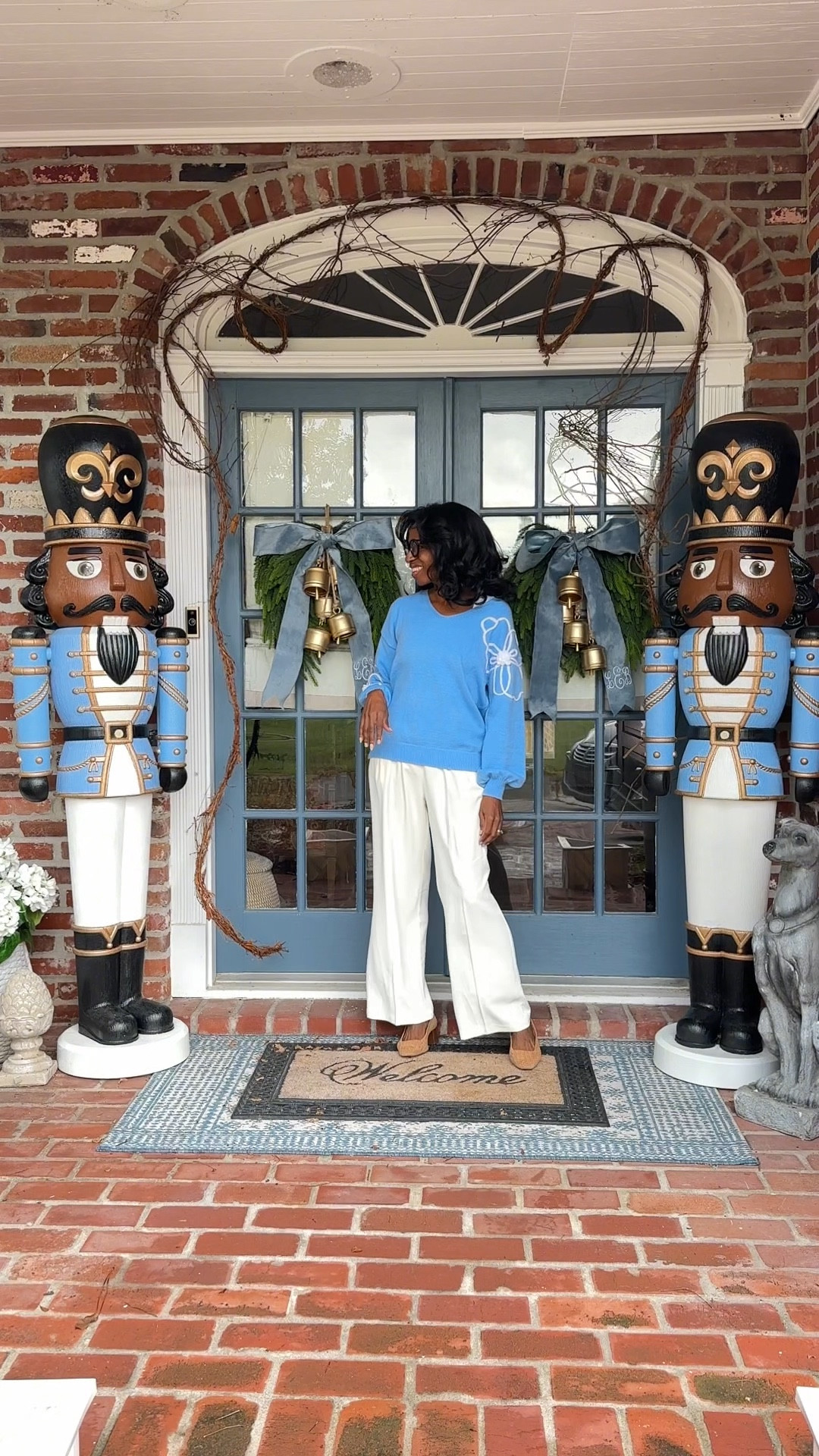 Walmart nutcracker, Christmas decorations, porch decorrations

#LTKVideo #LTKHoliday #LTKSeasonal