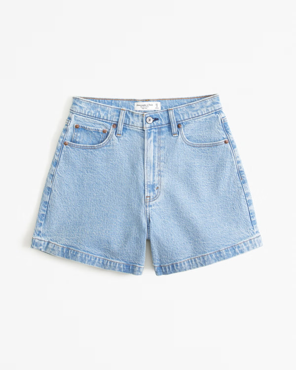 Curve Love High Rise Dad Short | Abercrombie & Fitch (US)