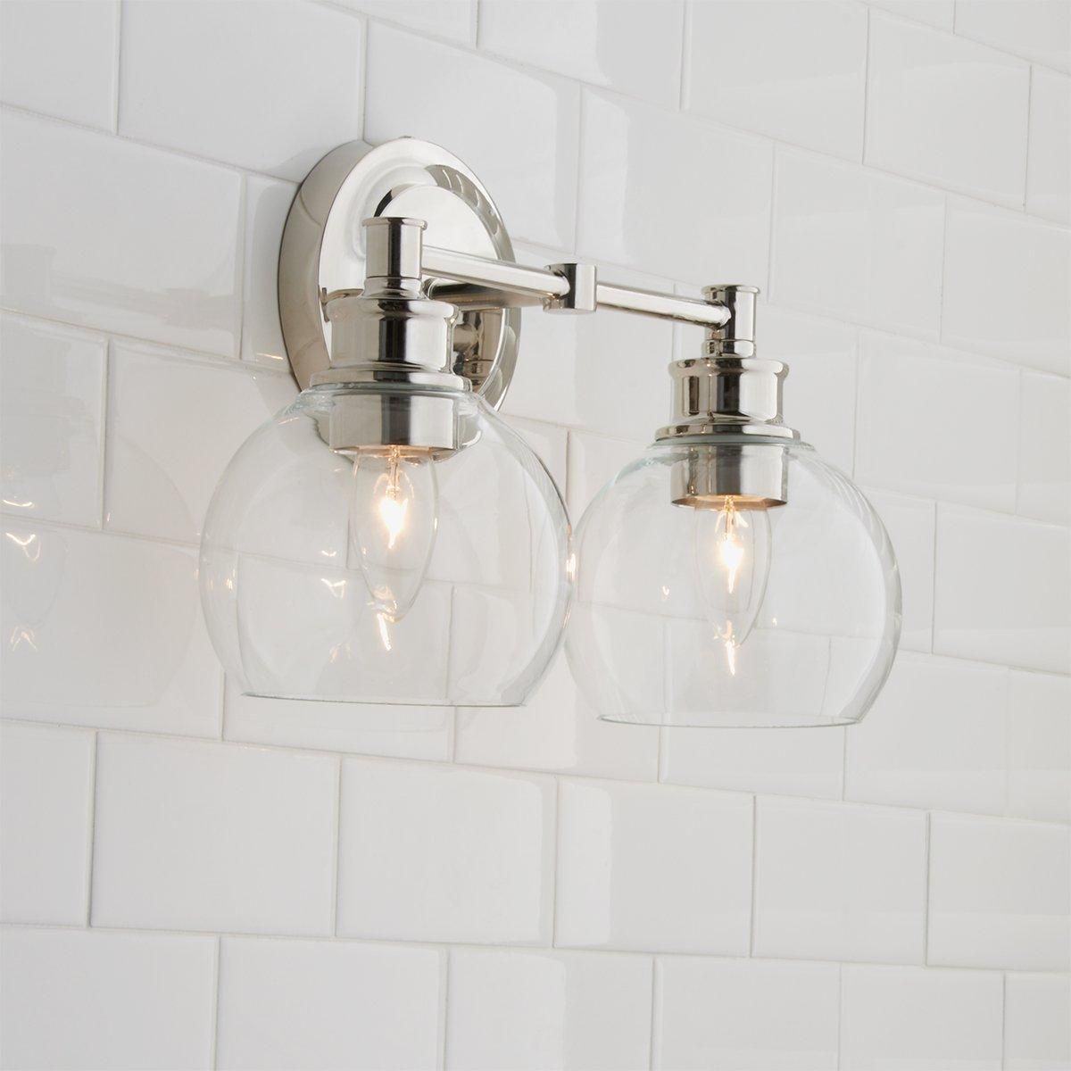 Volta Glass Vanity Light - 2 Light | Shades of Light