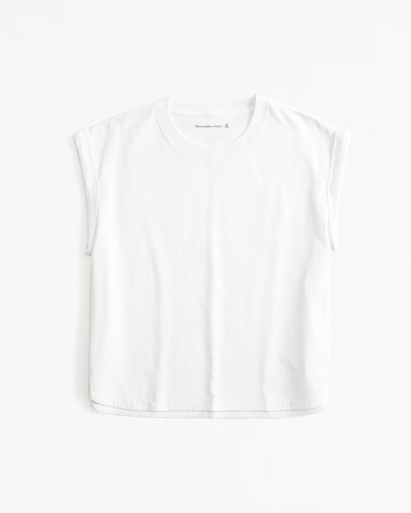Women's Easy Premium Polished Tee | Women's New Arrivals | Abercrombie.com | Abercrombie & Fitch (US)