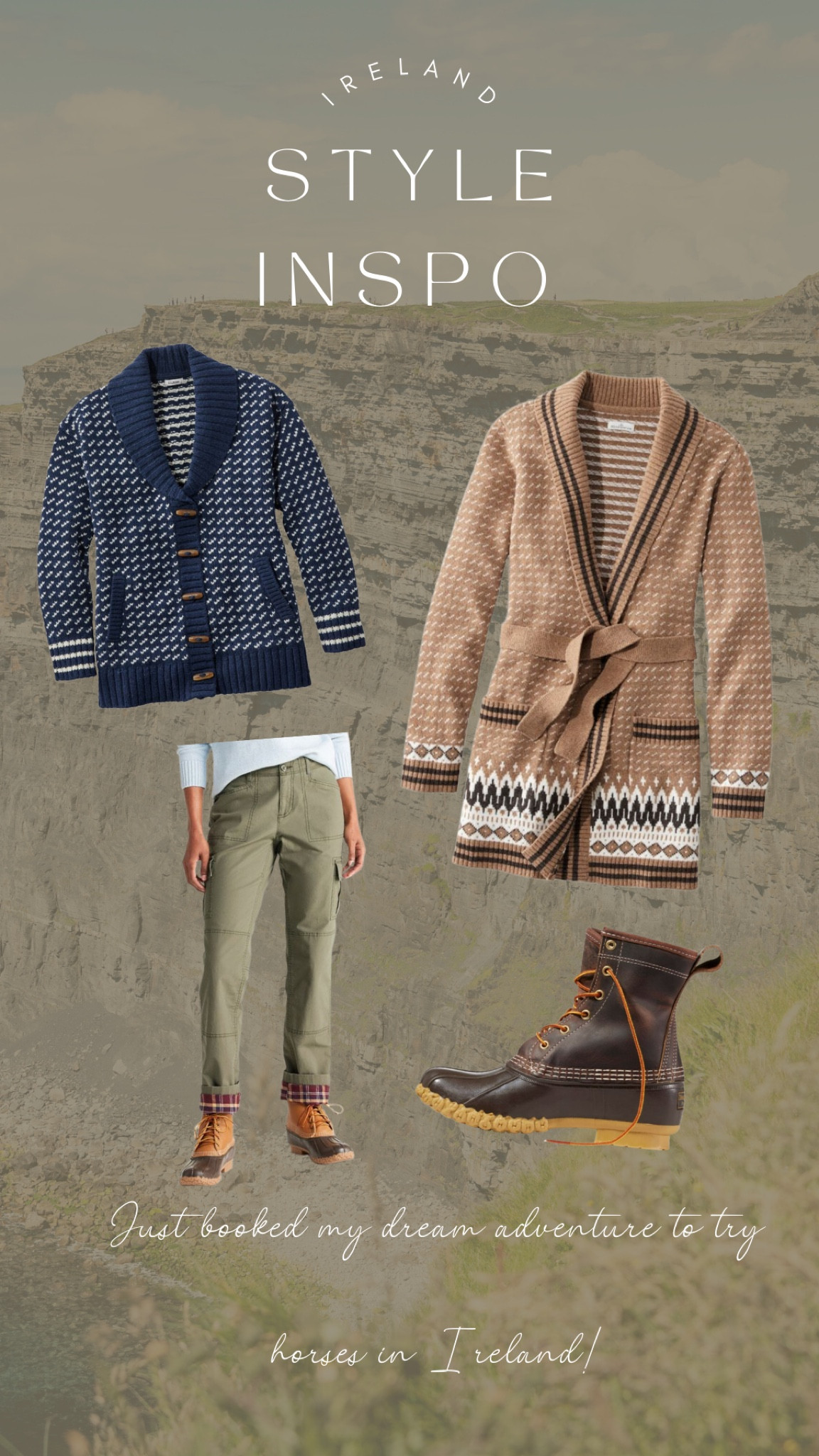 What to wear to Ireland

Travel to Dublin island
Hiking outdoor style
European travel adventure
Cargo pants
Hiking books
Outdoor in city style 
Jacket
Under $200


Follow my shop @clairecumbee on the @shop.LTK app to shop this post and get my exclusive app-only content!

#liketkit #LTKstyletip #LTKtravel #LTKSeasonal
@shop.ltk
https://liketk.it/3Ra7j