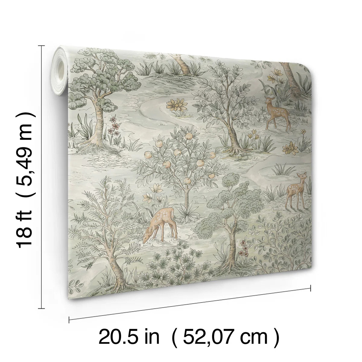 Bramble Wintergreen Peel and Stick Wallpaper | Wayfair North America
