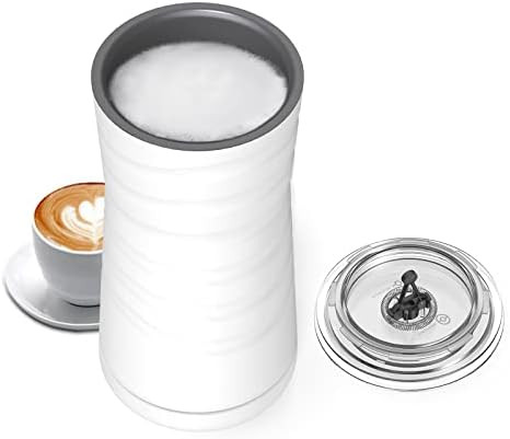 RATRSO Milk Frother, Electric Milk Steamer Soft Foam Maker with Two Whisks for Frothing and Heating  | Amazon (US)