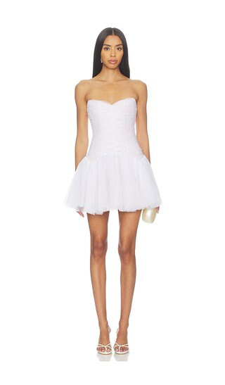 Lovers and Friends Brooke Mini Dress in White. - size M | Revolve Clothing (Global)