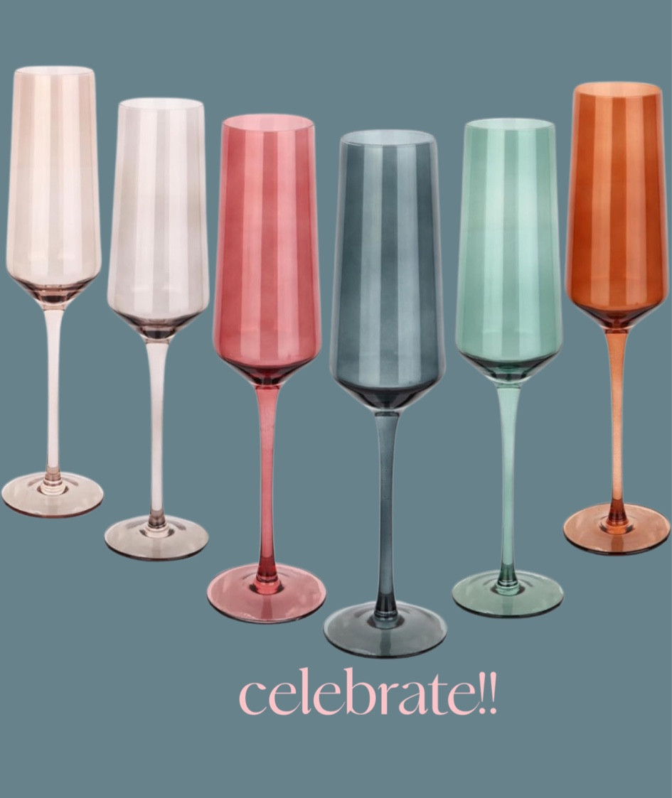 Toast to special moments with these exquisite hand-blown glass champagne flutes in vibrant colors - a great find for events, parties, or a stylish holiday gift. Elevate your celebrations with elegance. 🥂 #ChampagneFlutes #HandBlownGlass #PartyEssentials

#LTKGiftGuide #LTKHoliday #LTKparties