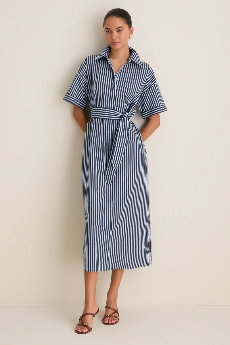 Brown Gingham Seersucker Zacara Dress | Tuckernuck (US)