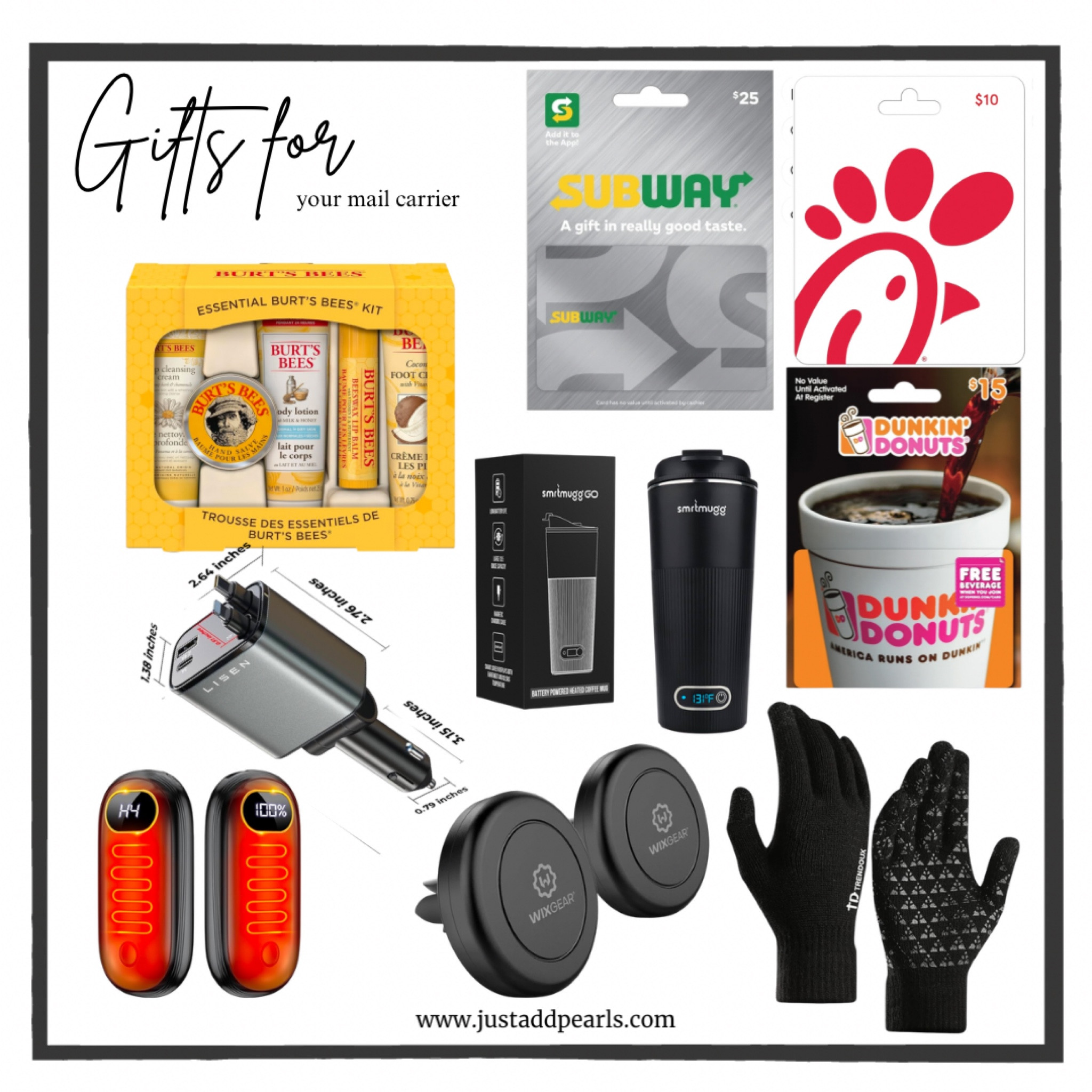 Thank goodness for our mail service! No idea how I would’ve shopped this holiday season without them. Gifting ideas for your mail carrier/ delivery people. 

#LTKHoliday #LTKGiftGuide #LTKFindsUnder50