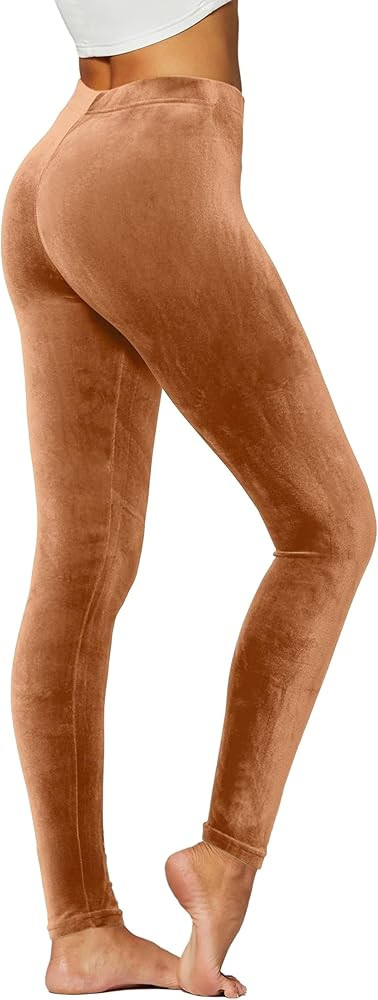 Conceited Luxe Leggings – Velvet or Vegan Leather (Plus Size Available) | Amazon (US)