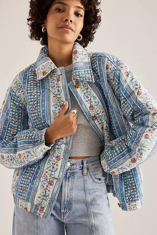 Damson Madder Claudia Quilted Jacket | Anthropologie (UK)