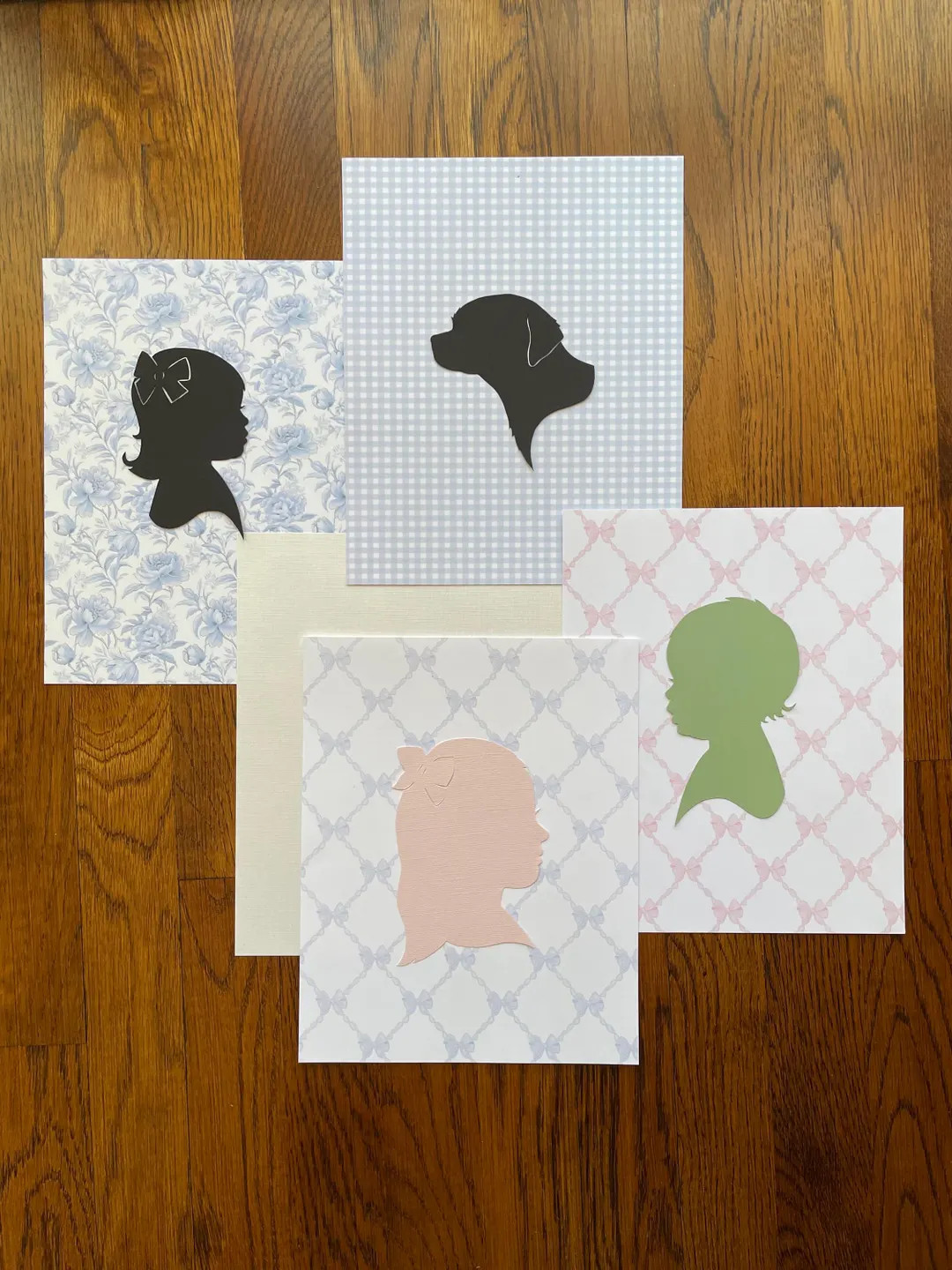 Custom Order Hand-cut Silhouette 5x7 - Etsy | Etsy (US)