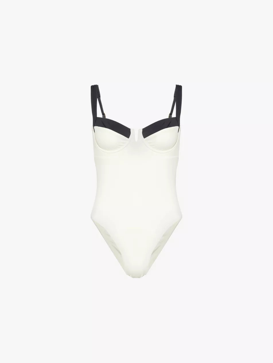 Clovelly high-leg underwired swimsuit | Selfridges