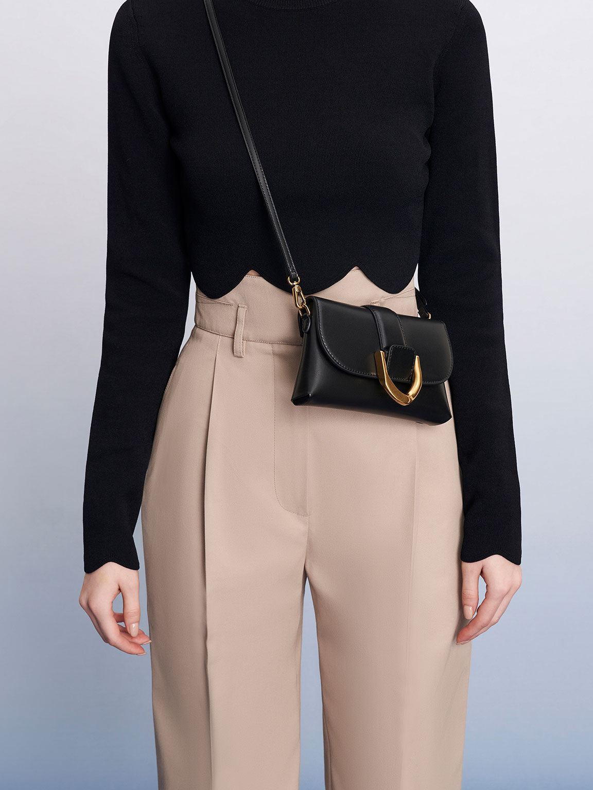 Black Gabine Crossbody Bag | CHARLES & KEITH | Charles & Keith US