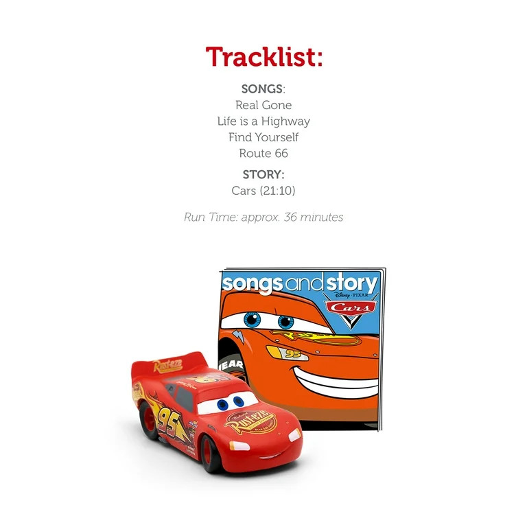 tonies Disney Cars: Lightning McQueen, Audio Play Figurine for Portable Speaker, Small, Multicolo... | Walmart (US)