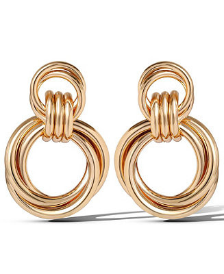 Interlocking Loop Earrings | Macy's