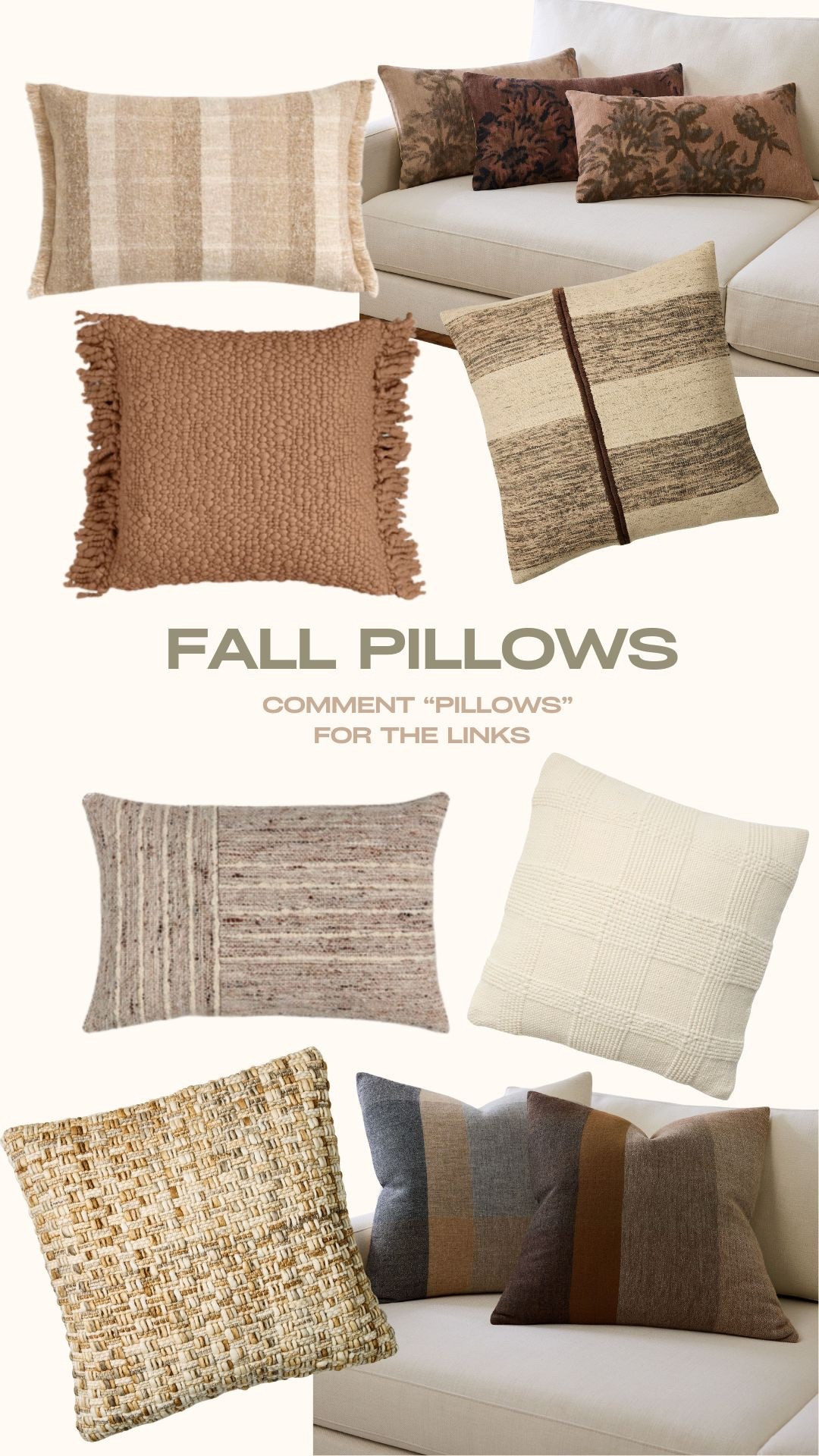 Rounded up some pillows I’m loving as the season changes and fall is on it’s way! 