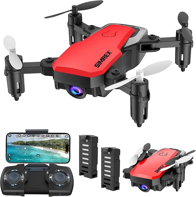 X300C Mini Drone with Camera 720P HD FPV, RC Quadcopter Foldable, Altitude Hold, 3D Flip, Headles... | Amazon (US)