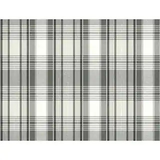 York Wallcoverings Bartola Plaid Spray and Stick Roll Wallpaper (Covers 60.75 sq. ft.) VN0466 - T... | The Home Depot