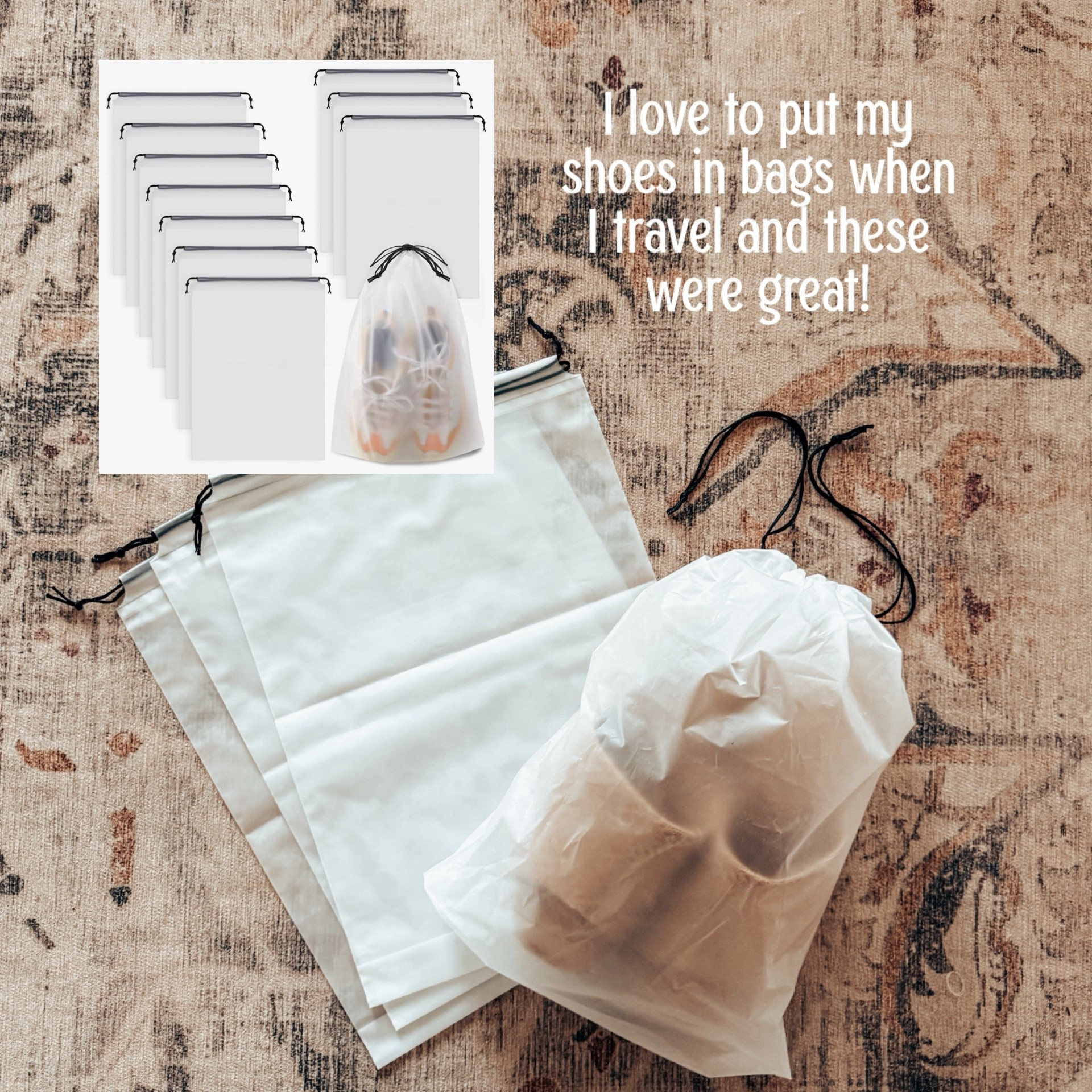Shoe bags are a must for me when packing! Love these!! 

#LTKTravel #LTKStyleTip #LTKFamily