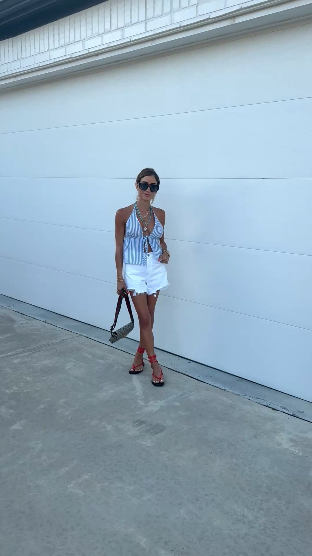 What I’m wearing out to a casual dinner! Wearing size 23 shorts xs top and these cute rope sandals

#LTKootd #LTKPetite #LTKSeasonal