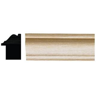 Ornamental Mouldings 1-1/16 in. x 1-3/8 in. x 96 in. White Hardwood Colonial Backband Moulding 15... | The Home Depot