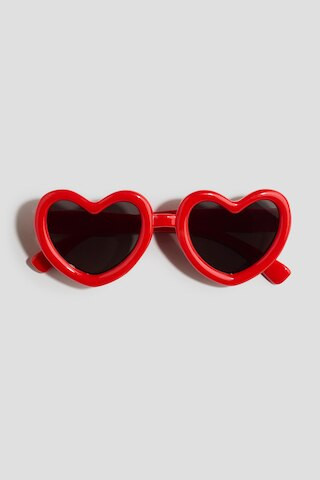 H & M - Heart-Shaped Sunglasses - Red | H&M (US + CA)