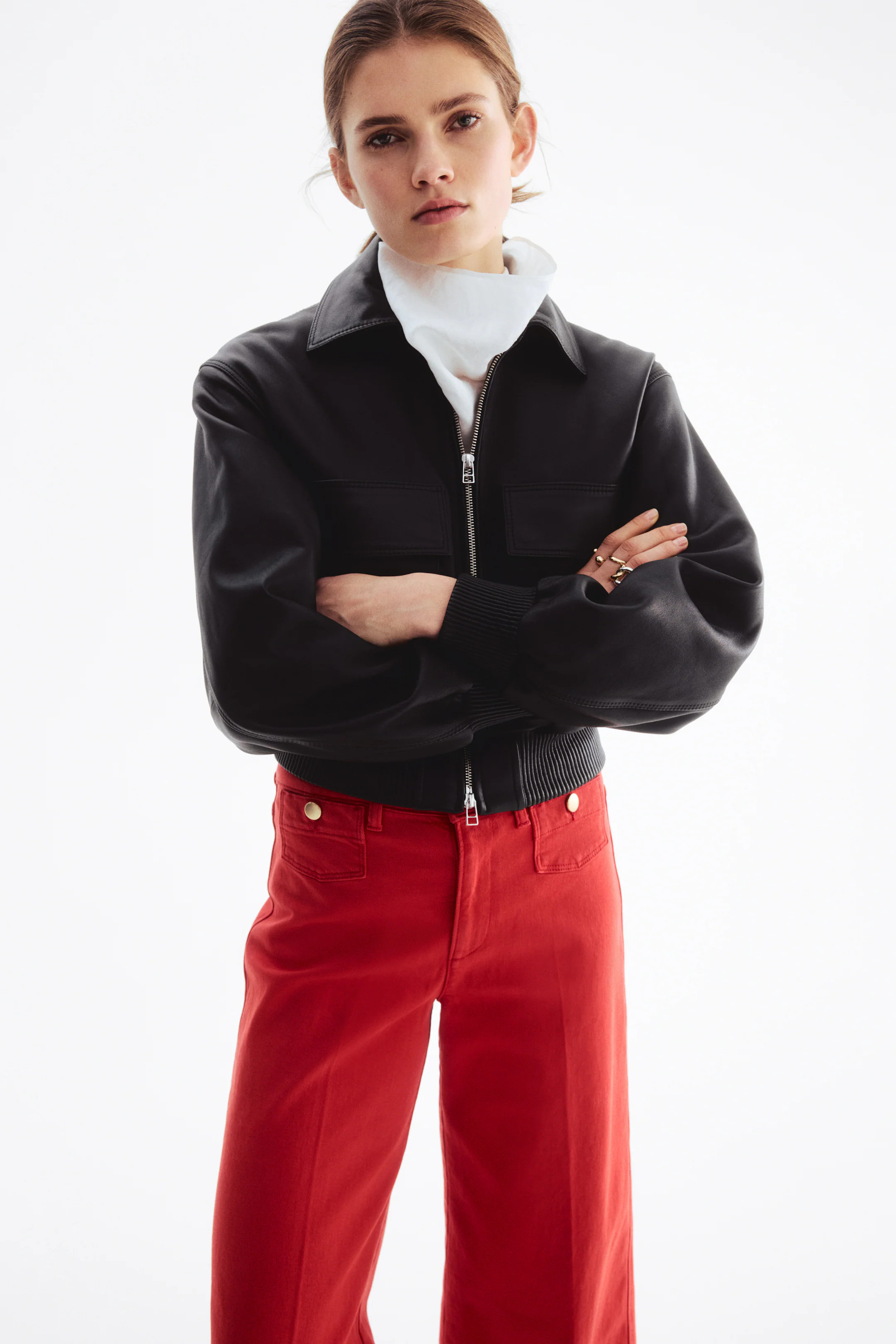 Wide High Waist Ankle Jeans | H&M (UK, MY, IN, SG, PH, TW, HK)