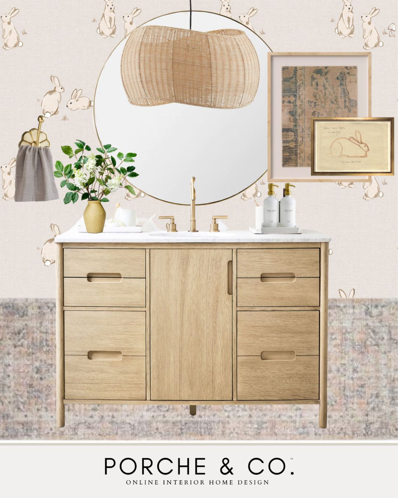 Modern classic bathroom
Curated collection 
Girls bathroom 
#moodboard #visionboard

#LTKhome #LTKstyletip #LTKFind