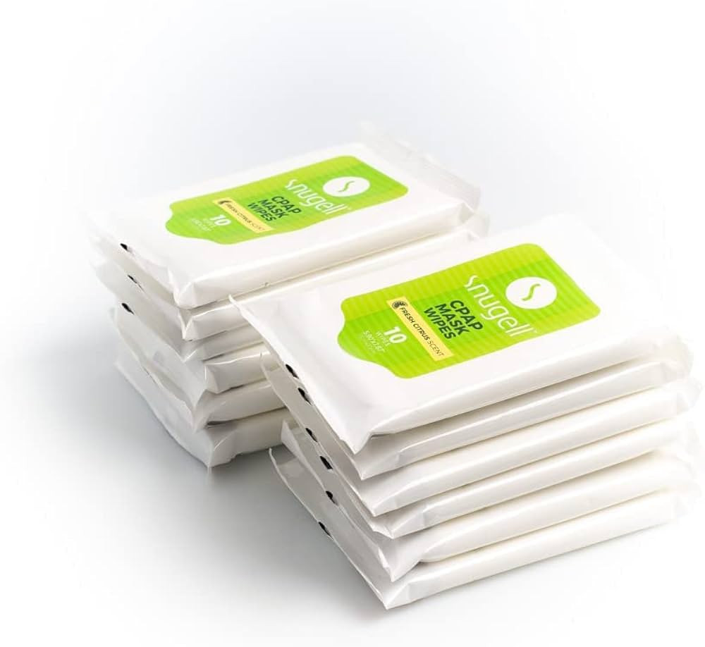 CPAP Mask Wipes by Snugell (12 Pack, 10 sheets/pack) - Perfect for Travel - For Cleaning CPAP Mas... | Amazon (CA)